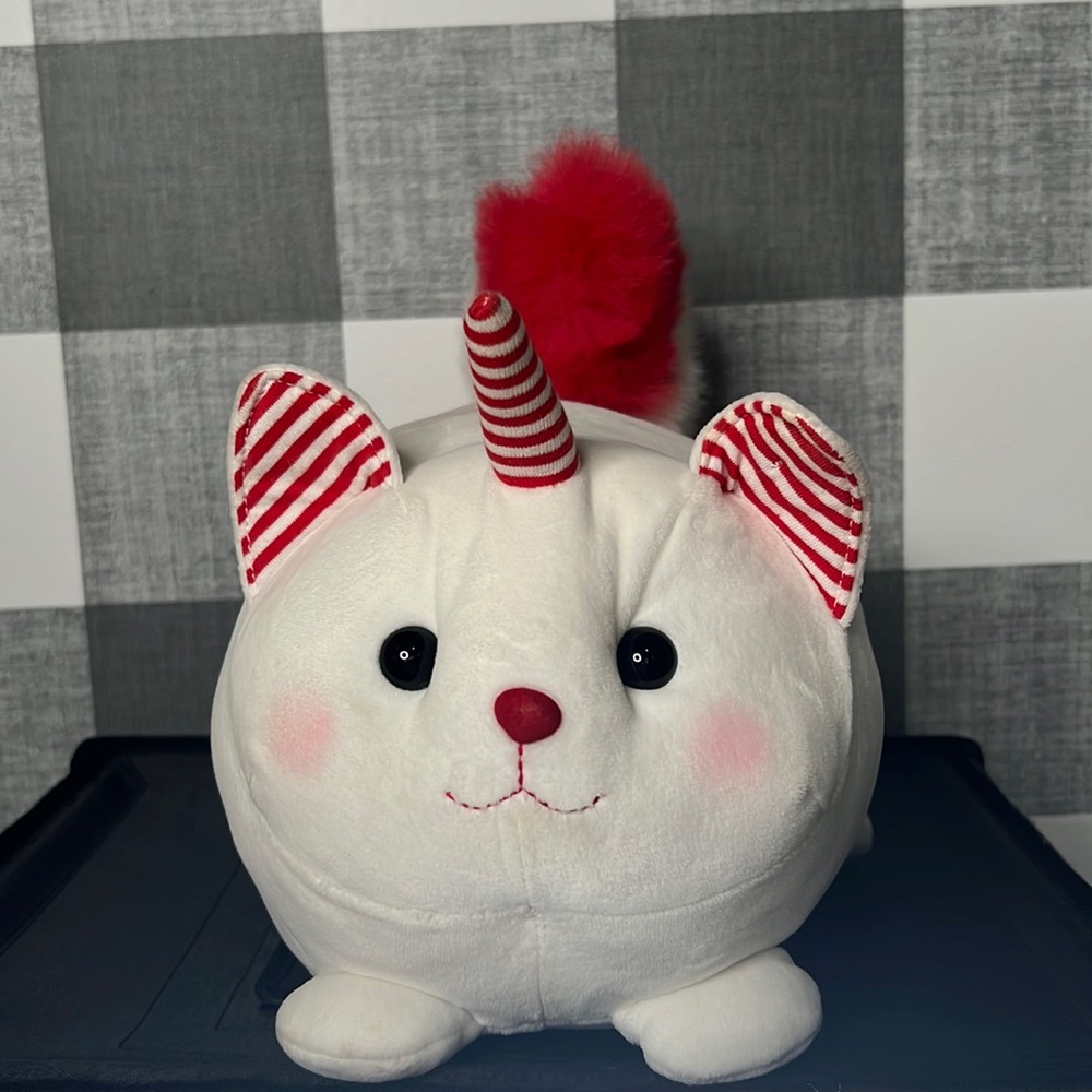 Merry Caticorn Plush Macaroon